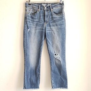 Levi's Denizen high-rise Slim cropped